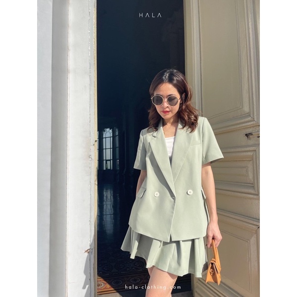 HALA SHORT SLEEVE BLAZER - Áo blazer ngắn tay | BigBuy360 - bigbuy360.vn