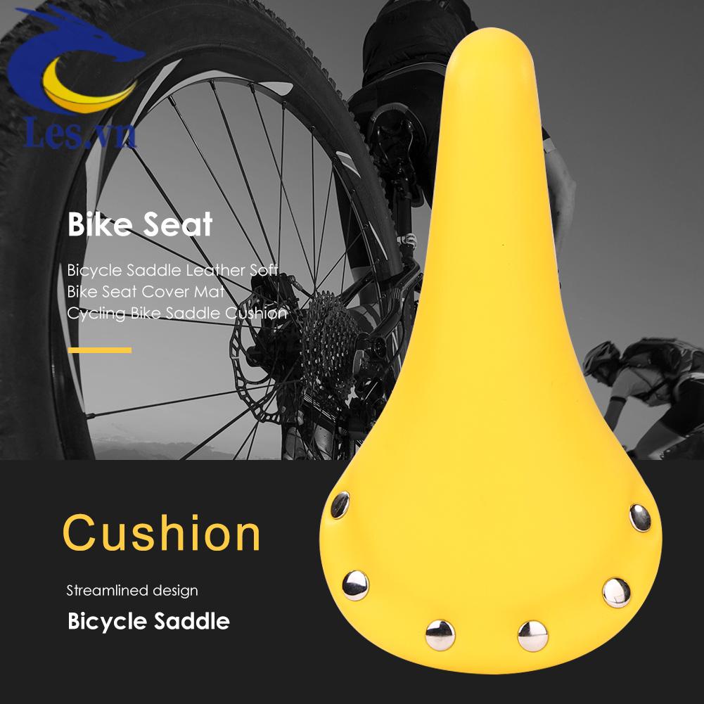 Yên Xe Đạp Bọc Da Mềm Cao Cấp