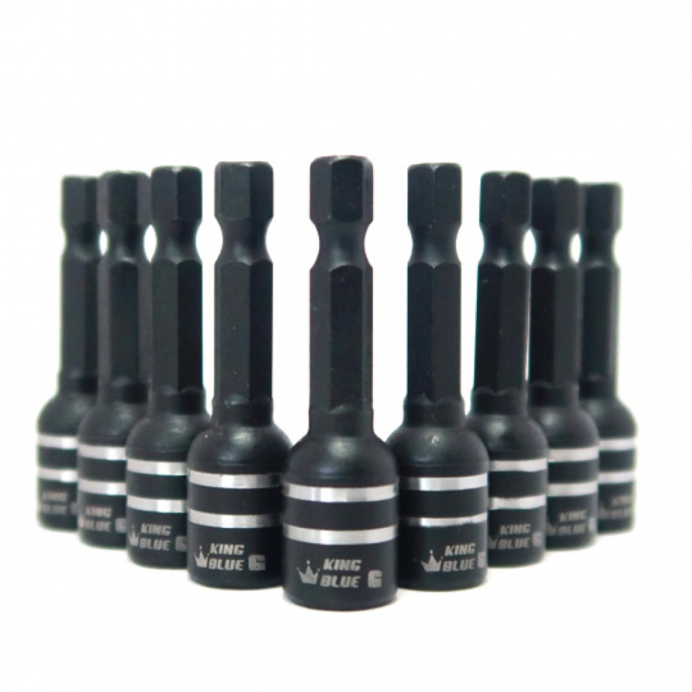 Đầu Siết Tôn Thép Siêu Cứng KINGBLUE KB8x48G | Đầu bắn tôn cao cấp mũi siết ốc 8mm KingBlue