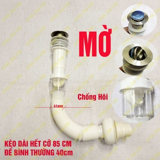 Xả Nhấn lavabo cao cấp ruột gà bóng