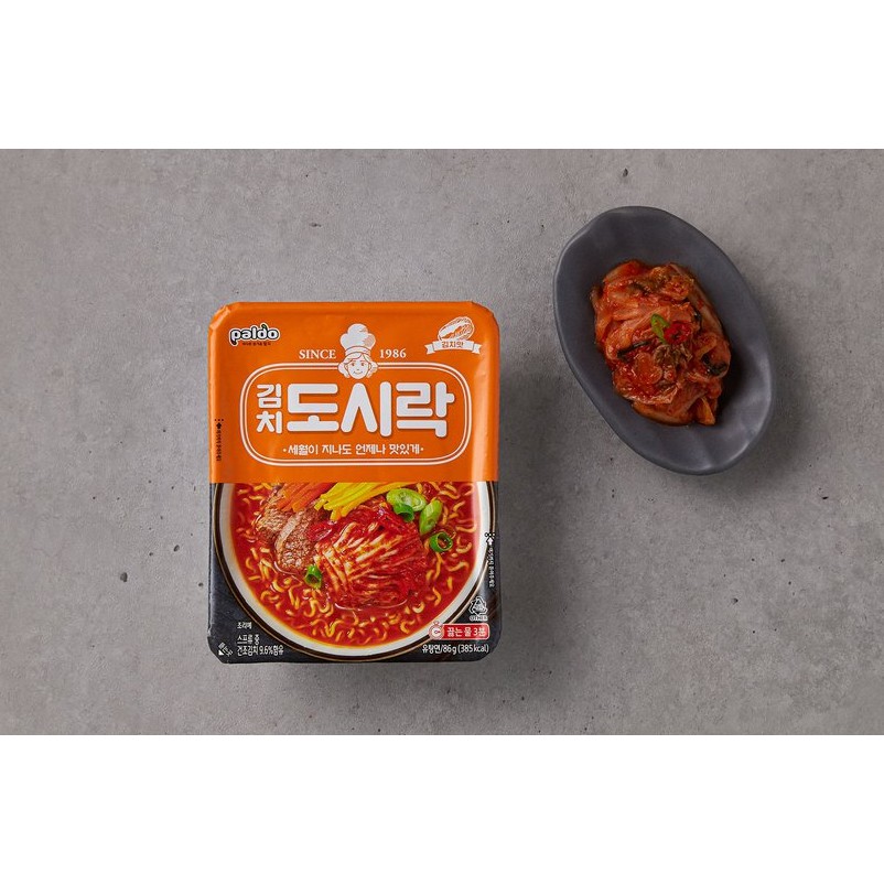 MỲ BENTO DOSIRAK VỊ KIM CHI 86G -  김치도시락 86G