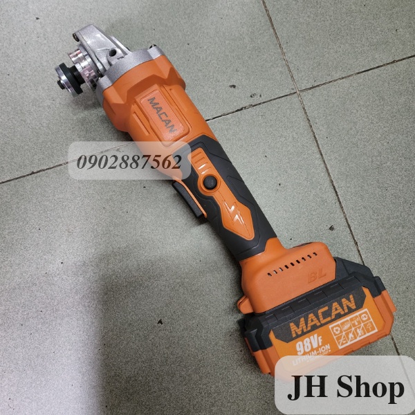 máy mài, máy cắt pin MACAN 98V không chổi than hàng công ty (2 pin)