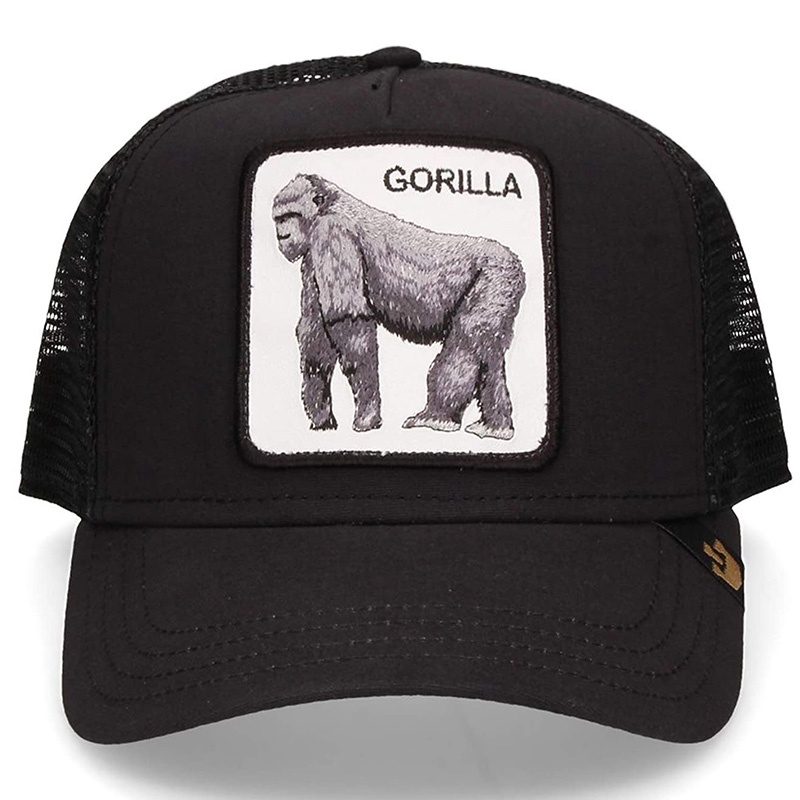Goorin Bros. Mũ Lưỡi Trai Lưới Đen In Hình Chú Khỉ Gorilla