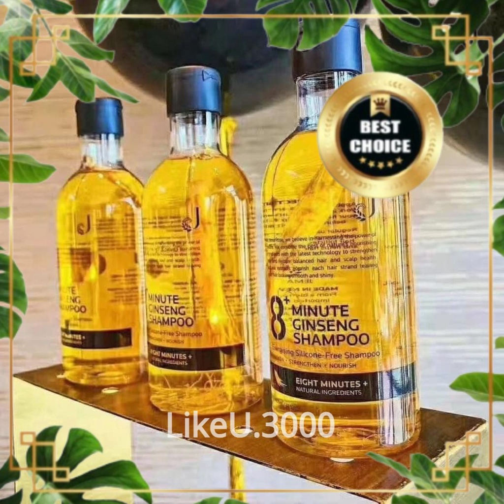 Dầu gội 8+ Minute Ginseng Shampoo - Phân phối độc quyền