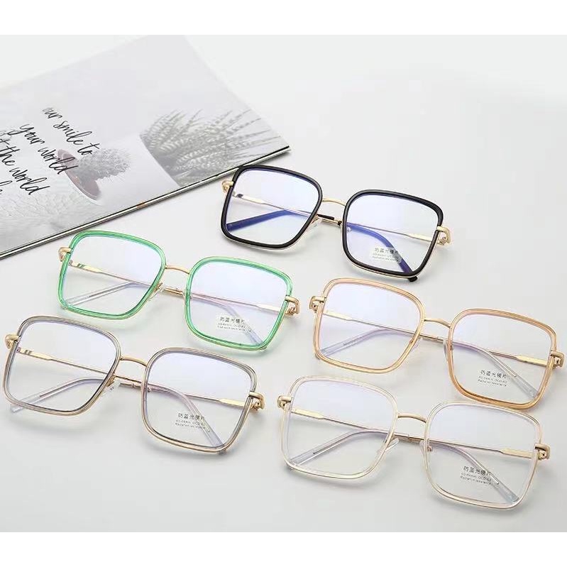 Mắt kính gọng kim loại phong cách retro
