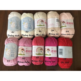 len sợi baby yarn 1,6mm