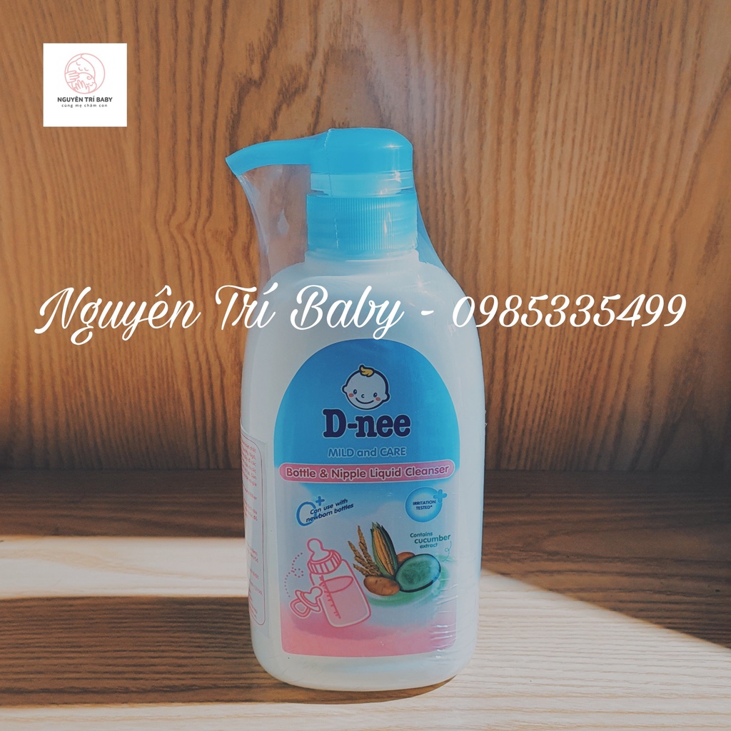Nước rửa bình sữa D-nee hữu cơ không mùi