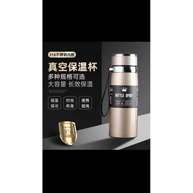 BÌNH GIỮ NHIỆT INOX 304 BOTTLE SORT CAO CẤP 800ml - 1000ml