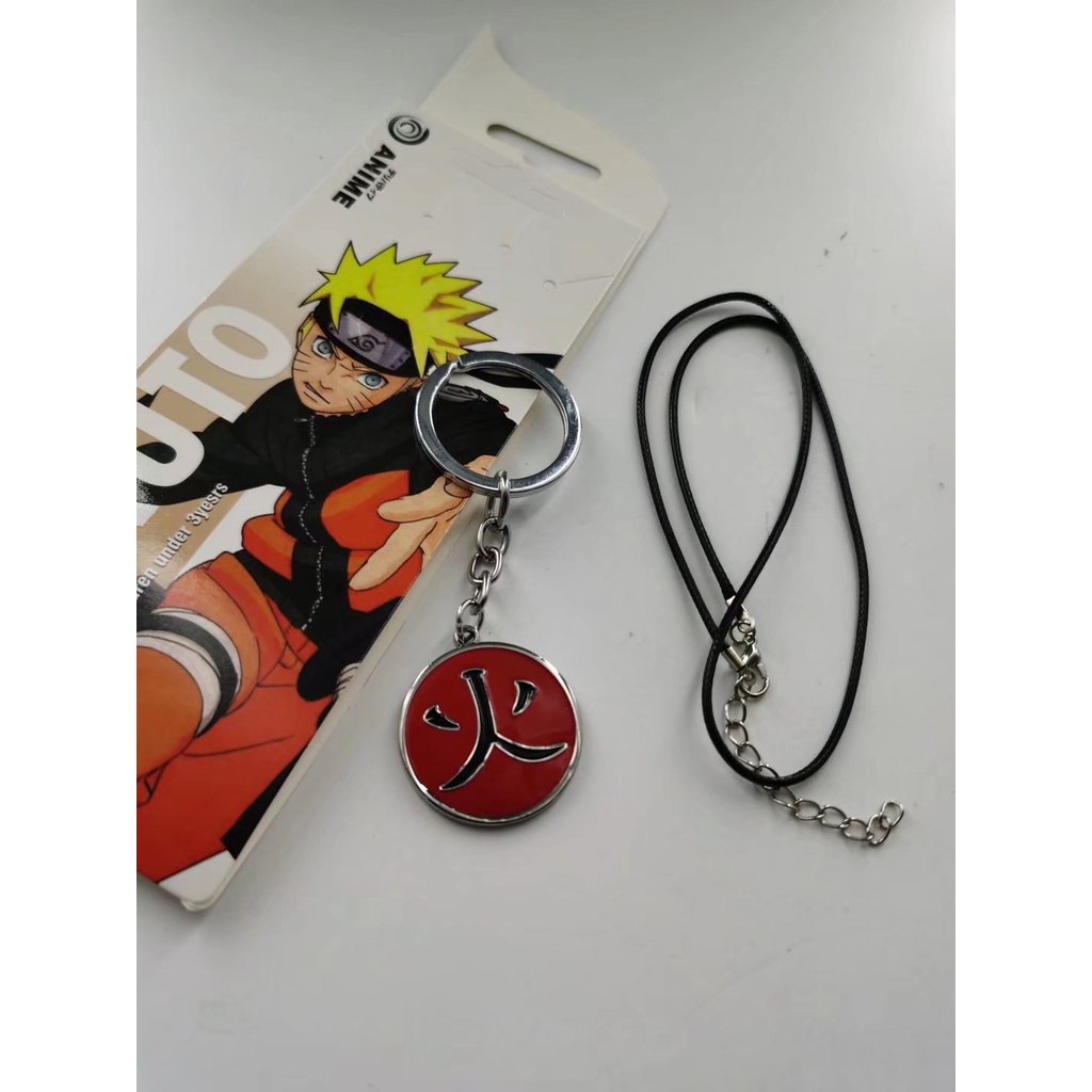 Vòng cổ / Móc Khóa Họa Tiết Hoạt Hình Naruto Kunai Shuriken Akatsuki Cho Bé
