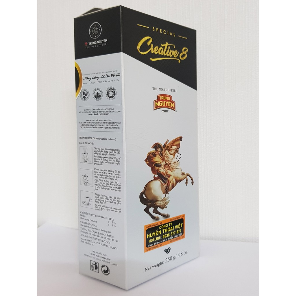 Cafe Sáng tạo 8 Trung Nguyên-250g | BigBuy360 - bigbuy360.vn