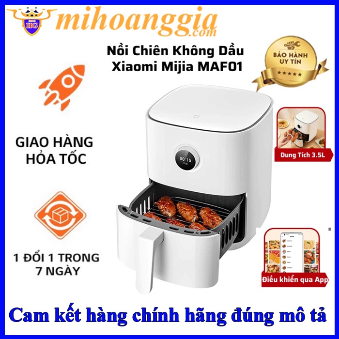 Nồi chiên không dầu Xiaomi Mijia 3.5L kết nối app Mihome | Nồi chiên không dầu Xiaomi mijia | MIHOANGGIA