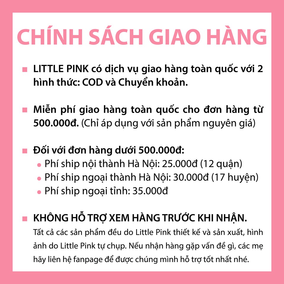 [LITTLE PINK] DARA TOP - Áo bé gái cổ sen tay bồng