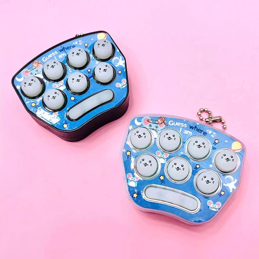 Móc Khóa VikiToys Cute Dễ Thương Đồ Chơi Đập Chuột Cho Bé Có Nhạc Tăng Kích Thích Sự Phát Triển 5 Giác Giảm Căng Thẳng