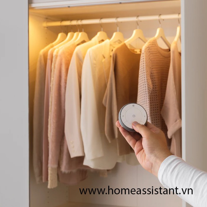 Nút Bấm Ngữ Cảnh Đèn Zigbee IKEA Tradfri TS01  Zigbee2MQTT ZHA Hass
