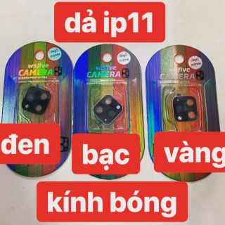 Miếng giả camera iphone 11/pro/promax kính bóng đẹp như hình, hàng tốt
