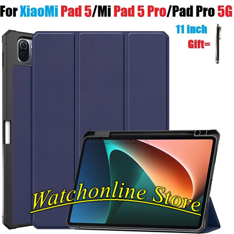 {Tặng bút cảm ứng} Ốp lưng máy tính bảng nam châm dành cho Xiaomi Mi Pad  6 6 pro 5 pro MiPad 5 pro 11&quot;
