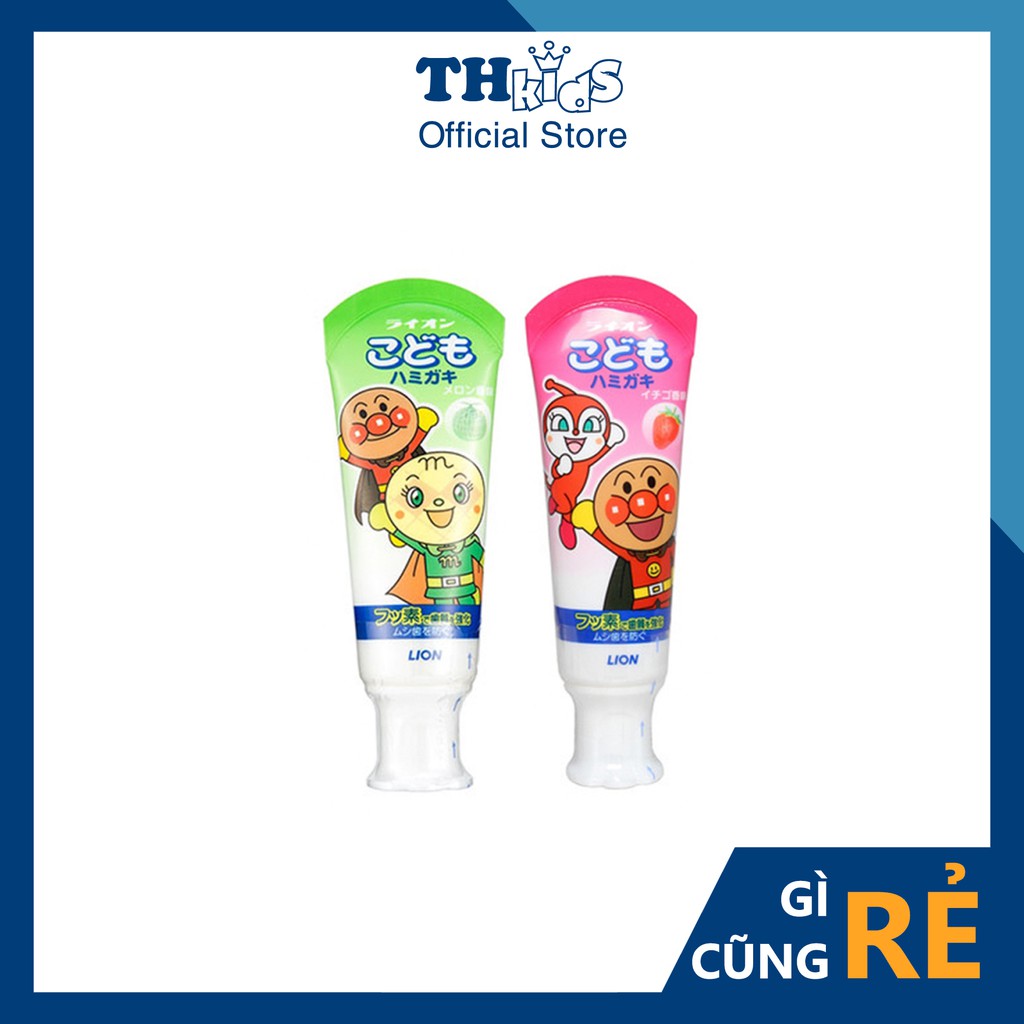 Kem Đánh Răng Trẻ Em LION - Nhật
