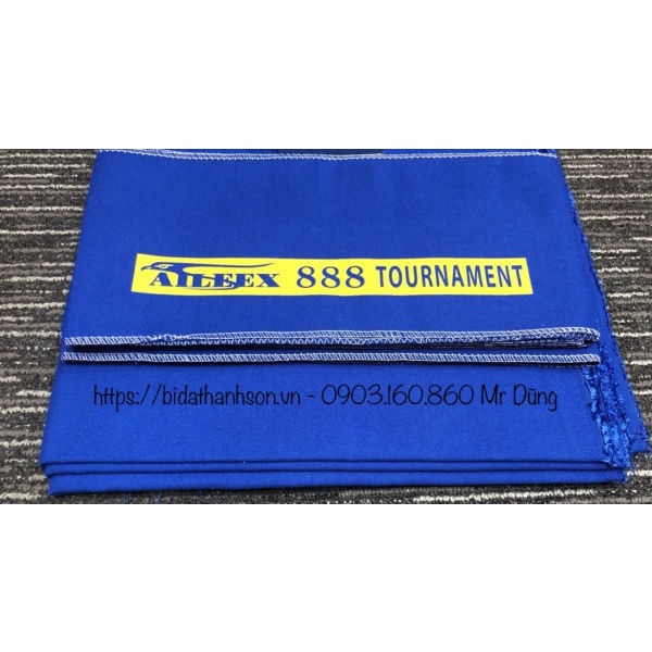 Vải bàn bida lỗ Aileex 888 in