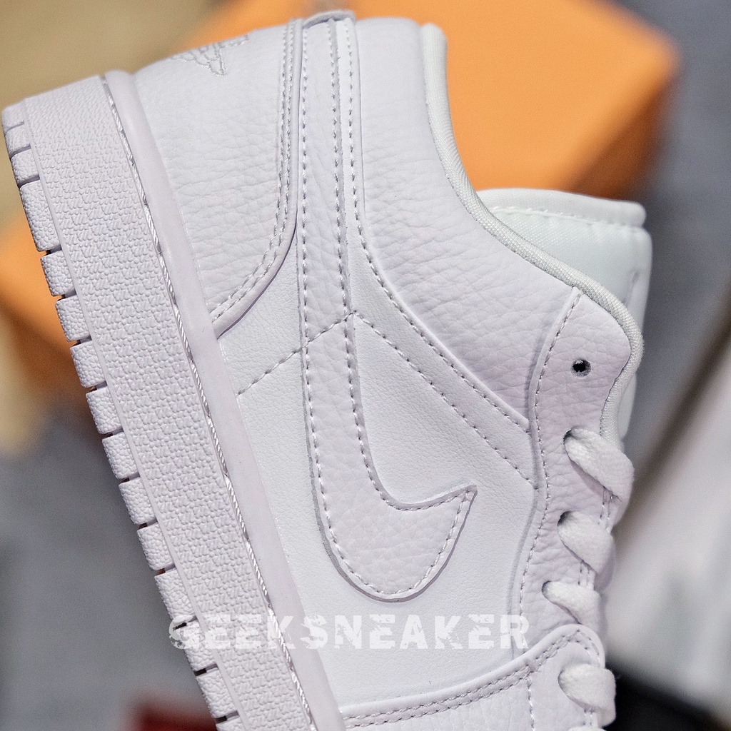 [GeekSneaker] Giày Sneaker Jordan 1 Low All White