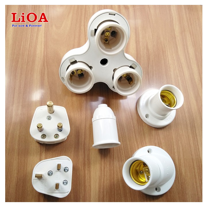 Đui đèn E27 đa năng LiOA - Chính hãng