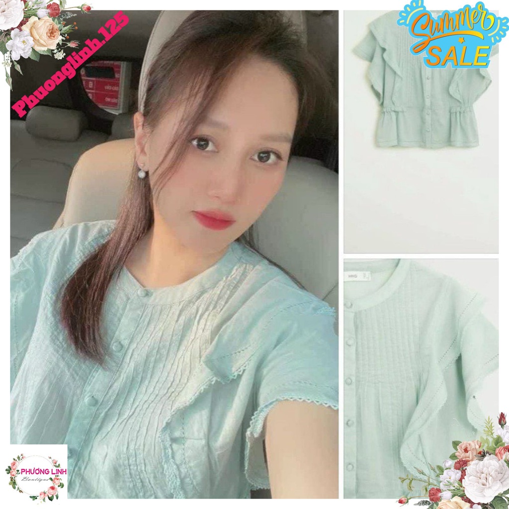 ÁO SƠMI MINT NGỌC CÚC BỌC