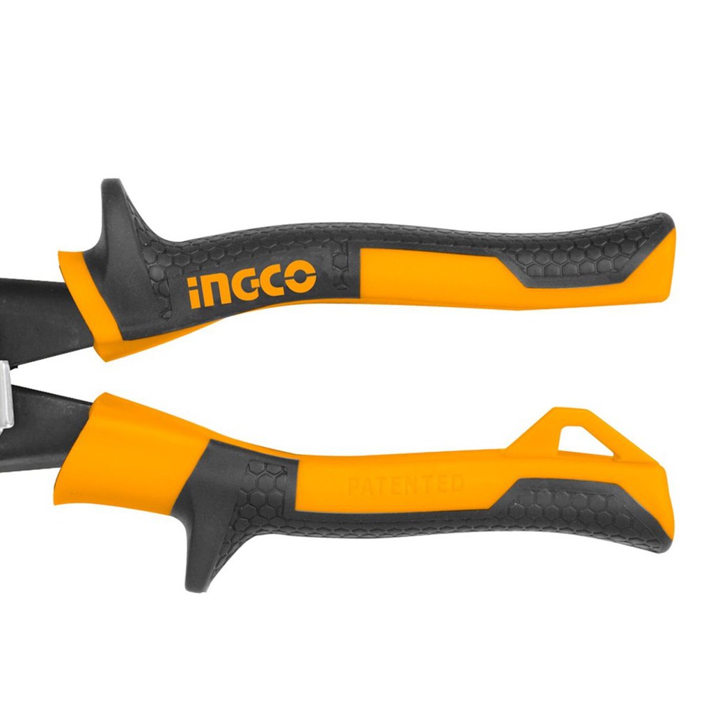 Kéo cắt tôn mũi dài INGCO 12&quot; kéo cắt thạch cao, xương thạch cao, lưỡi dao hợp kim sắc bén, chống cong vênh rỉ sét.