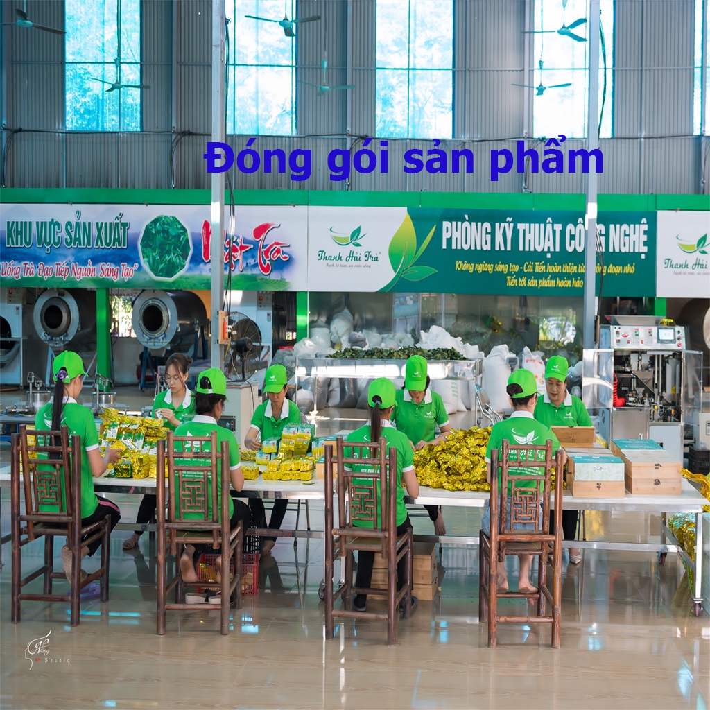 Lá Trà Xanh Sấy Khô Lá Chè Thái Nguyên Sấy Nguyên Lá 200g