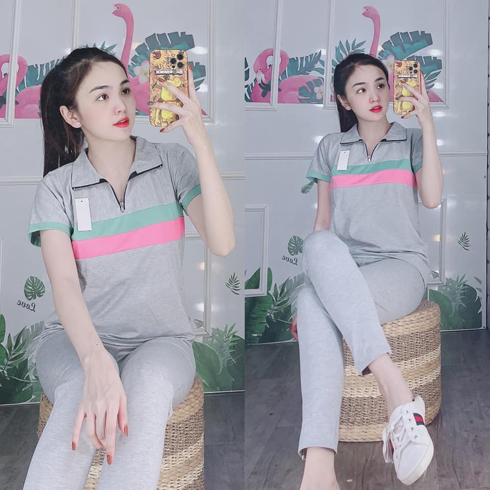 Set Đồ Cổ Phối Màu Cực XInh- Hàng Y Hình