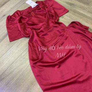 Đầm lụa nhún eo quyến rũ