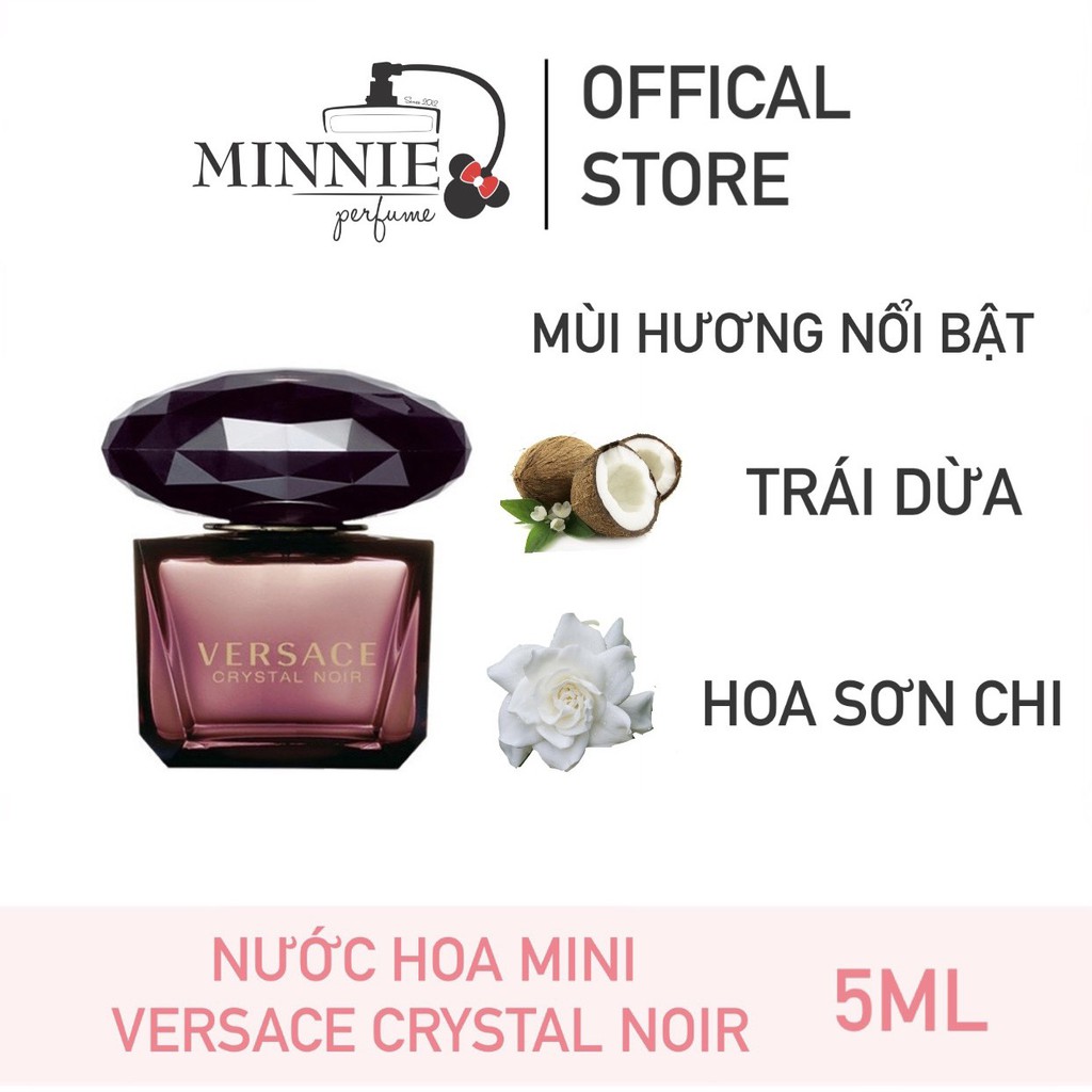 [BILL PHÁP] Nước Hoa Mini Nữ Versace Crystal Noir 5ml | BigBuy360 - bigbuy360.vn
