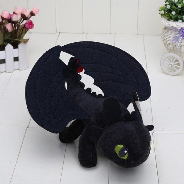 Thú nhồi bông rồng 35cm hình rồng toothless dễ thương