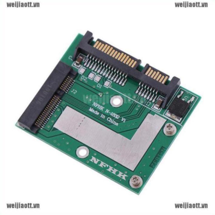 Bộ chuyển đổi thẻ từ mSATA SSD sang 2.5" SATA 6.0gps cho bảng mạch mô-đun mini pcie ssd