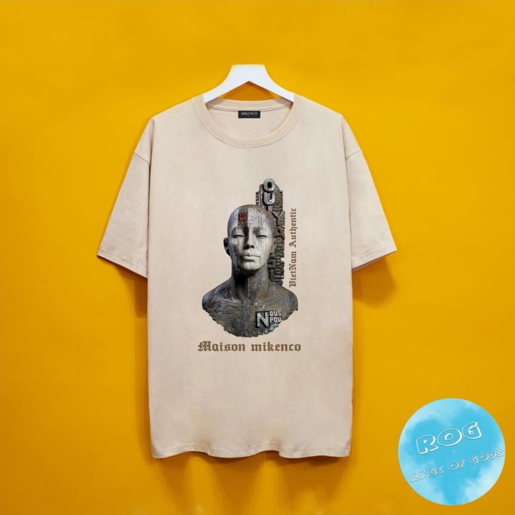 Áo thun tay lỡ TƯỢNG MAISON MIKENCO Streetwears SG , Áo thun unisex nam nữ from rộng oversize chất liệu cotton