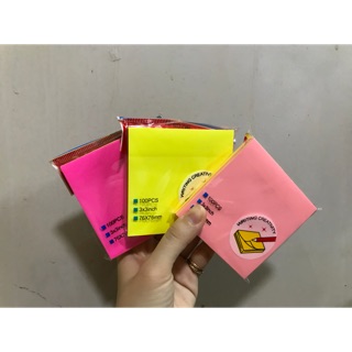 Giấy note dạ quang size 3x3inch