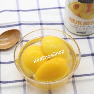 Combo 3 Lọ Trà Đào Tươi ngâm đóng hộp