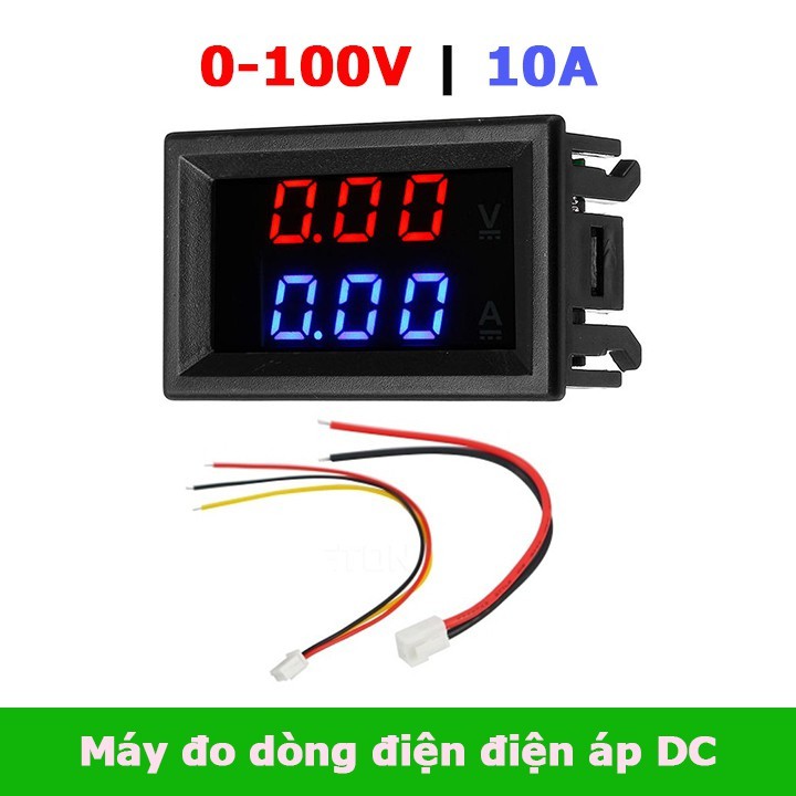 Đồng hồ vôn ampe 0.28inch 0-100V  10A 50A 100A ( P009)