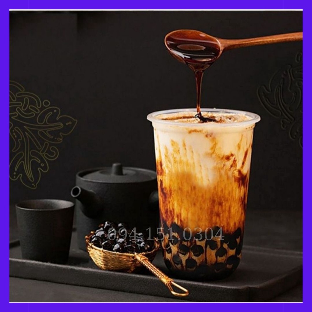 Syrup đường đen/siro đường đen hàn quốc can 2,5kg/nguyên liệu trà sữa