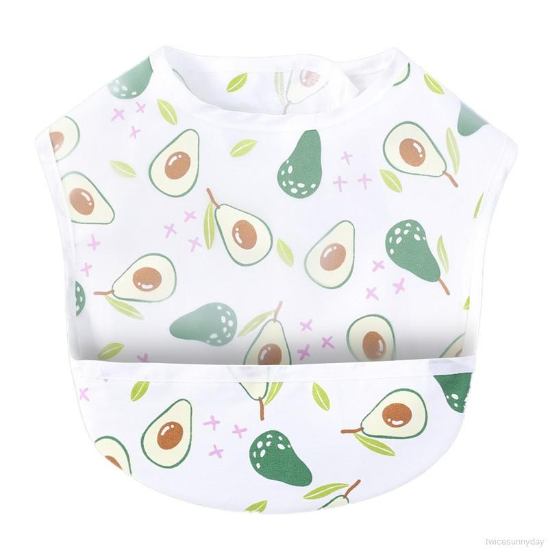 Yếm tập ăn cho bé thiết kế hai mặt chống thấm nước tiện dụng cho bé