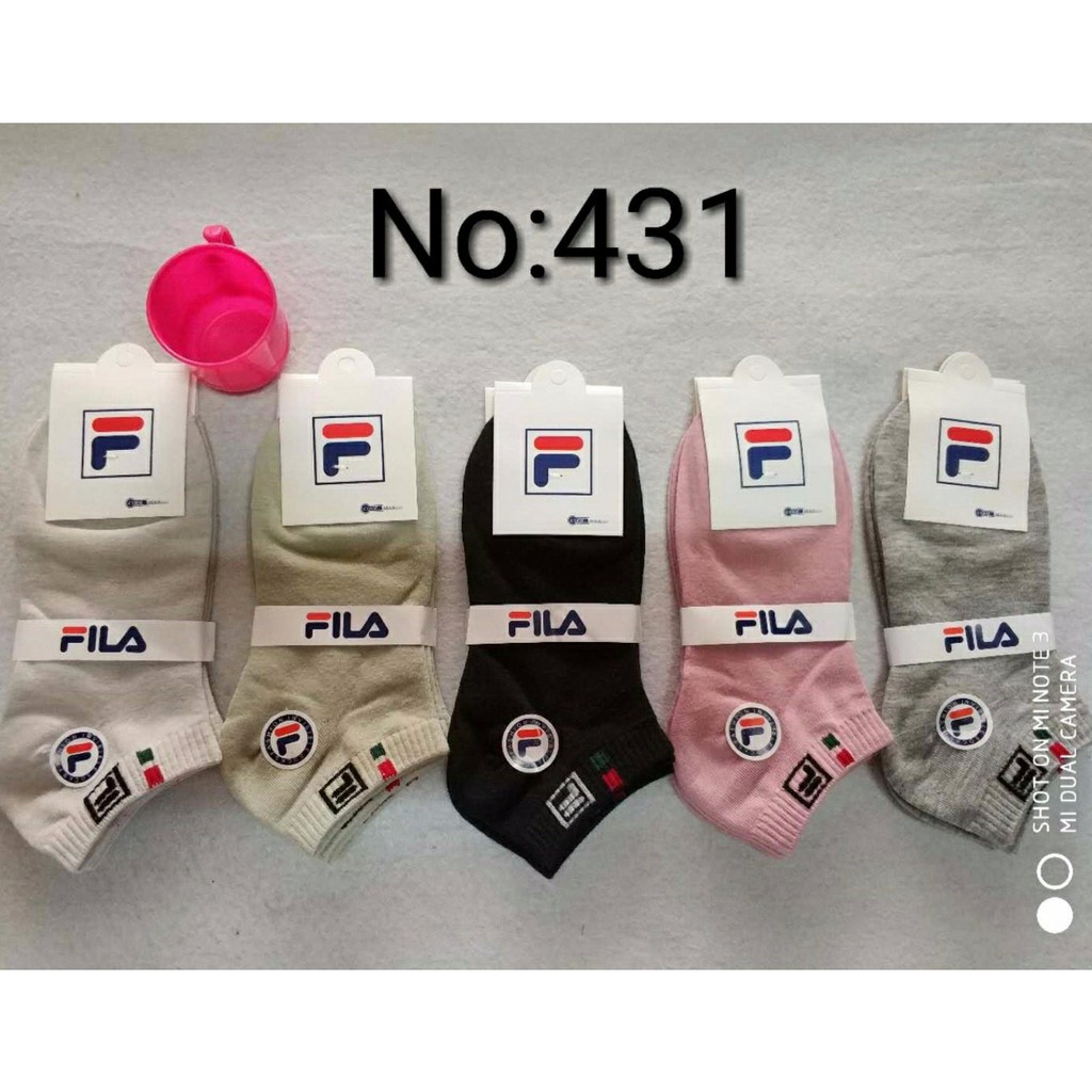 Sỉ 10 đôi tất cổ ngắn FILA nhiều màu