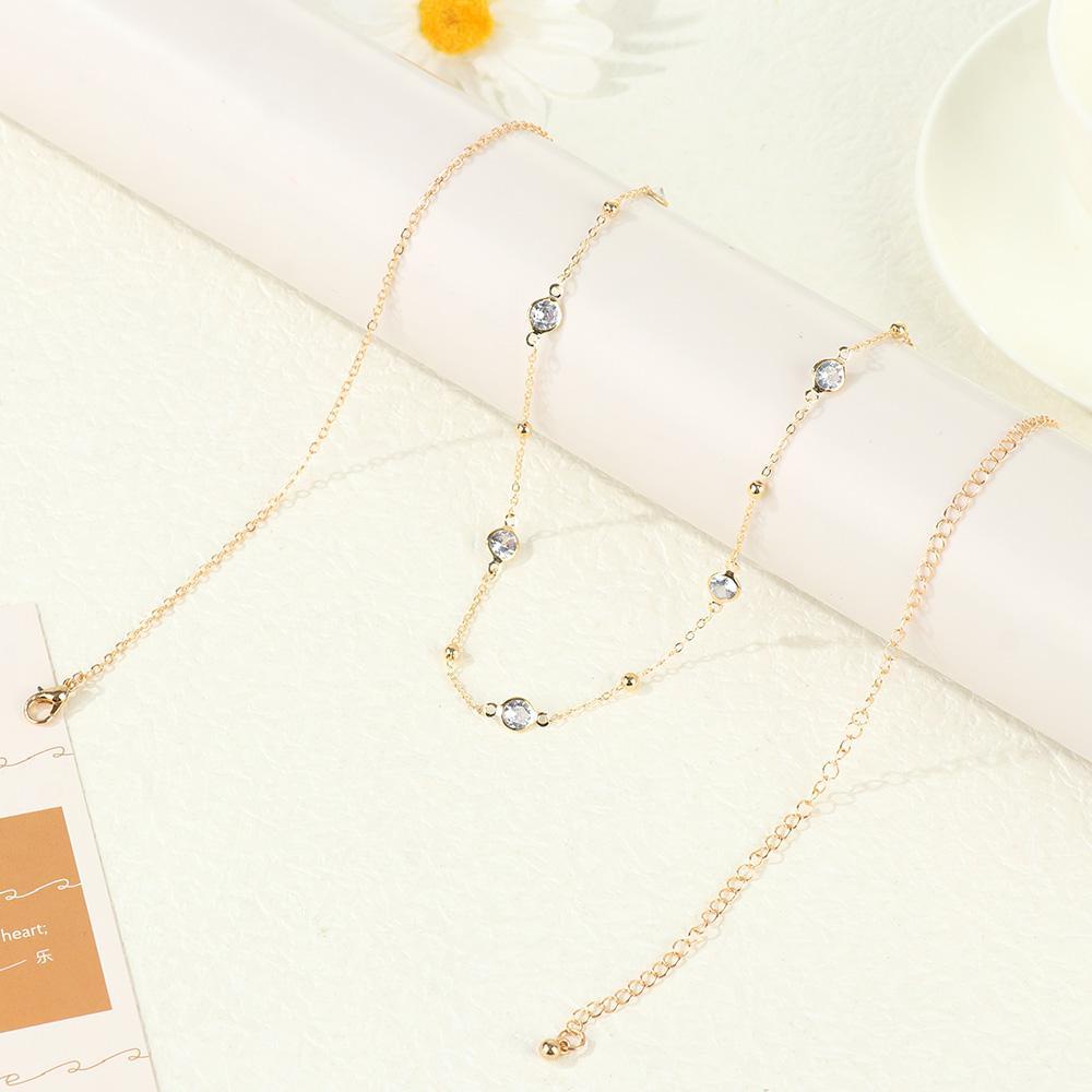 Thắt Lưng Chuỗi Xích Đính Đá Dùng Múa Bụng Phong Cách Bohemia Quyến Rũ