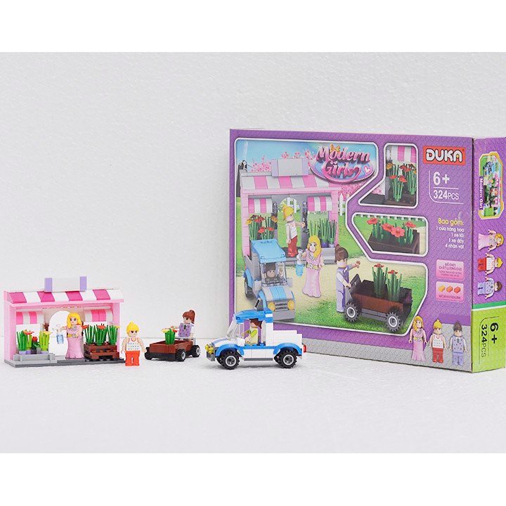 Đồ Chơi Duka: Ghép Hình - Những Cô Gái Hiện Đại 324 Chi Tiết (Z70504)