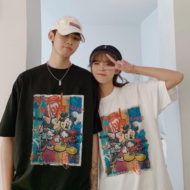 ALBUM 1034 - ÁO THUN CHUỘT MICKEY CRAZY IN LOVE SIÊU CƯNG