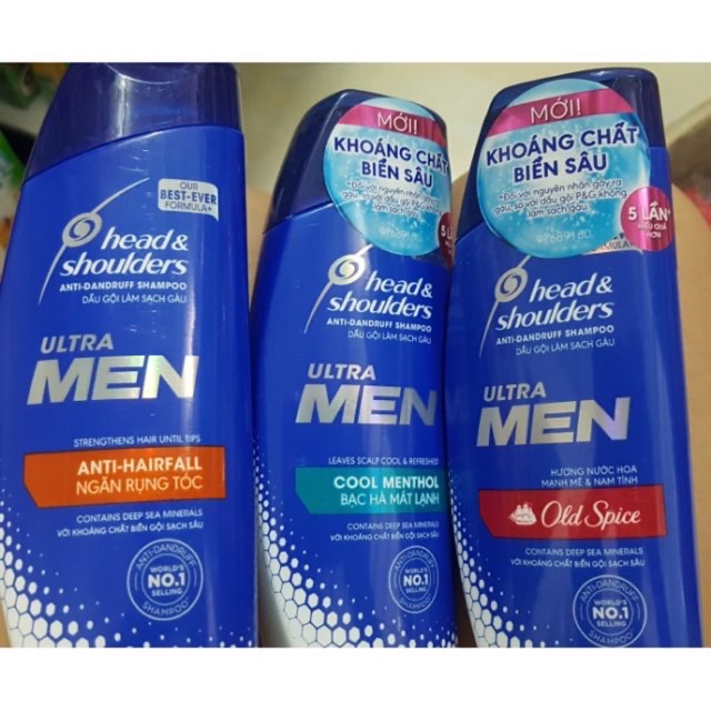 Dầu gội Head &amp; Shoulder Ultramen 170ml và 315ml
