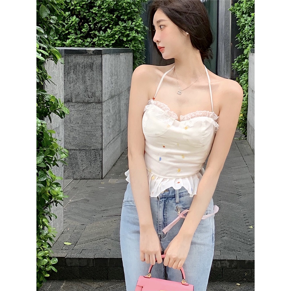 Áo kiểu COZOKC thiết kế cúp ngực quyến rũ thời trang mùa hè cho nữ