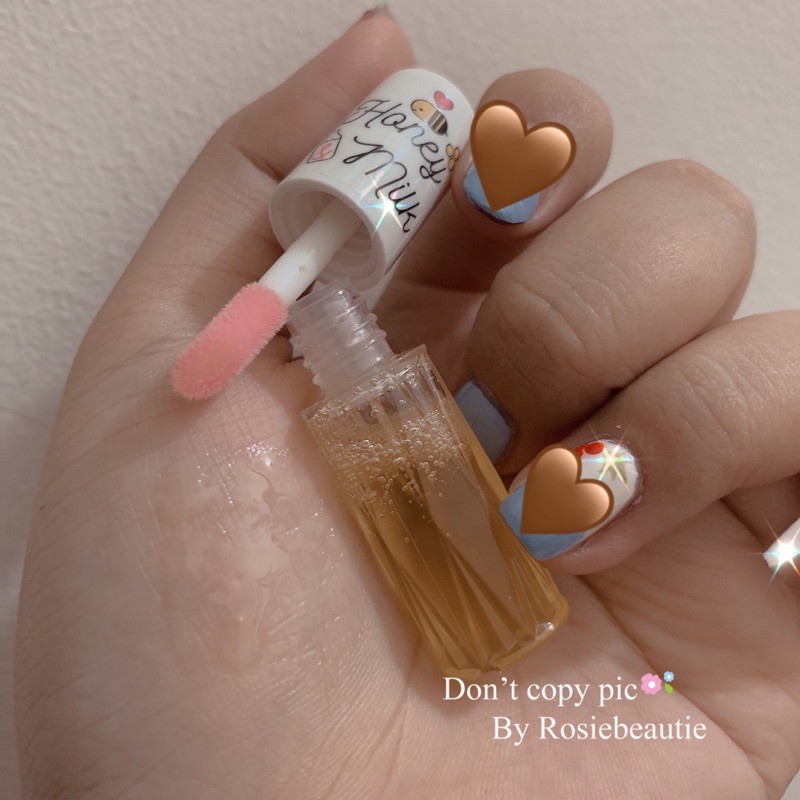 ( LOOKME ) son bóng không màu có dưỡng dạng OIL có mùi dầu 3ml