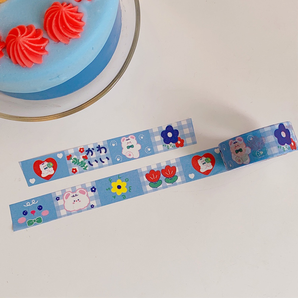 Cuộn băng dính washi họa tiết sticker trang trí nhiều mẫu