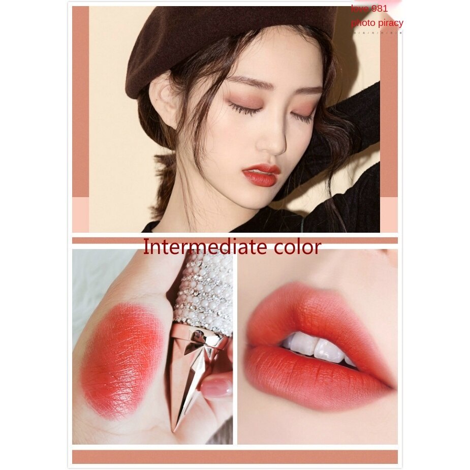 Son Lì Mềm Bền Màu Chống Dính Cốc Trang Điểm Xinh Xắn