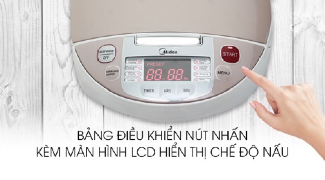 [Mã ELHADEV giảm 4% đơn 300K] [Chính Hãng] Nồi Cơm Điện Tử Midea FS5018 BH 12 tháng