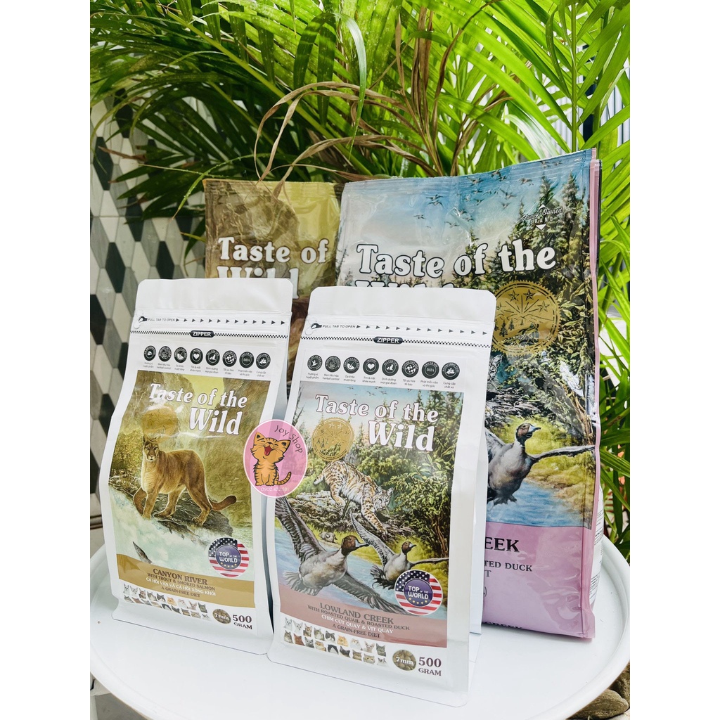 [TÚI 500GR] HẠT TASTE OF THE WILD CHO MÈO