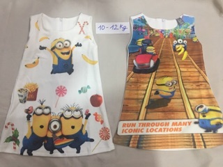 Váy ELSA/MINION cho bé gái [size 8-20kg]